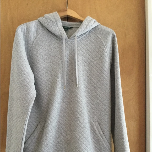 New Women’s Ralph Lauren Hoodie Large Gray L - Picture 2 of 4